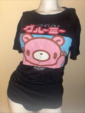Gloomy Black Graphic Tee